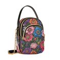 thumbnail image 7 of FORMRS Crossbody Bag for Women Quilted Travel Shoulder Cell Phone Purse with Chain Strap Handbag, Vibrant Blooming Flowers, 7 of 7