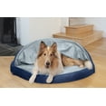 thumbnail image 5 of FurHaven Pet Products Microvelvet Snuggery Orthopedic Pet Bed for Dogs & Cats - Navy, 44" Base, 5 of 15