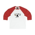 thumbnail image 4 of BLOCK EM ALL - Unisex 3\4 Sleeve Baseball Tee, 4 of 14