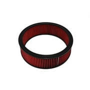 A- Team Performance Replacement High Flow Washable and Reusable Round Air Filter Element 14" x 4"