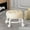 White, variant on Yyuenw Multi-functional Small Stool With Wheels,Rotating Low Stool,Rolling Pulley Low Stool with Wheel,Multifunctional Rolling Doorway Shoe Stool for Home