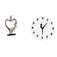 thumbnail image 1 of Figura De Abrazo Elegante, Estatua De Pareja De Baile De Ballet, Elegante Adorno De Escritorio, Estantería Romántica Para Bodas, Decoración Del Hogar, Reloj De Pared Silencioso Y Encantador., 1 of 8