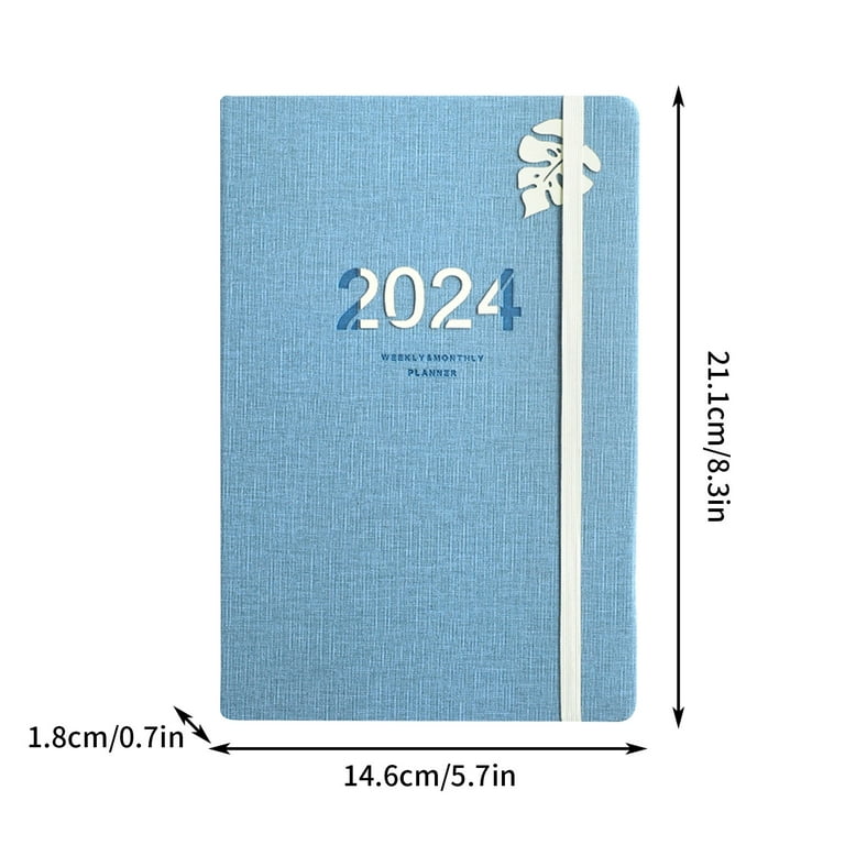 A5 / 2024 Monthly Planner / Weekly Planner - Shop LEATAI Notebooks &  Journals - Pinkoi