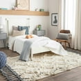 thumbnail image 4 of Hauteloom Sangerville Wool Living Room, Bedroom Area Rug - Bohemian, Transitional - Plush Pile - Cream, Black - 2' x 3', 4 of 10
