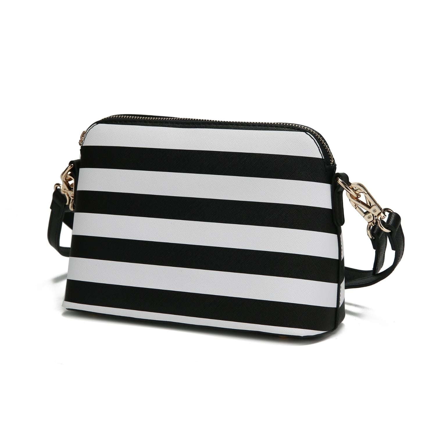 MKF Collection Kimmy Striped Crossbody Handbag by Mia K.