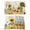 beige, variant on Yellow Sunflowers Placemats Set of 4, Daisy Bees Elegant Farmhouse Floral Placemats for Dining Table, Place Mats for Kitchen Tabletop, Waterproof Wipeable Dining Table Mats Set