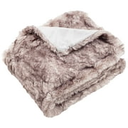 Safavieh Faux Chinchilla Solid Fur Throw