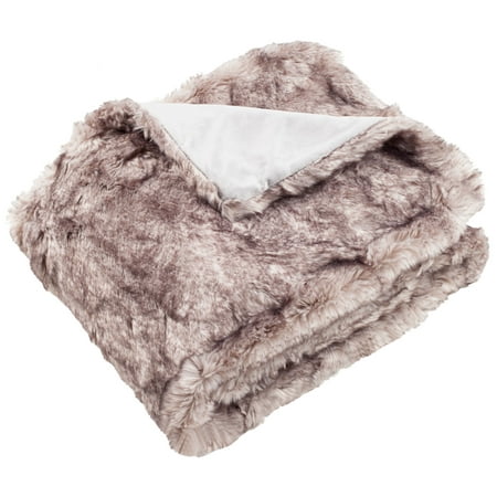 Safavieh Faux Chinchilla Solid Fur Throw