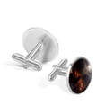 thumbnail image 3 of Halloween Formal Attire Stainless Steel Cufflink Set and Shirt Clip - for Dress Shirts, 3 of 6