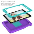 thumbnail image 3 of Dteck Kids Case Shockproof for iPad Mini 5/4/3/2/1, EVA Shockproof Rotate Handle Folding Stand Heavy Duty Protective Cute Cover for Boys Girls, Purple, 3 of 6