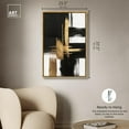 thumbnail image 5 of Golden Contrast I Canvas Gold Leaf Wall Art by Art Remedy, Gold Frame, 24" x 36", 5 of 7