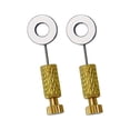 thumbnail image 1 of Abbracc 2Pcs DIY Leather Located Needles Durable Brass Practical Leather Stitching Tools 6 to 12mm, 1 of 9