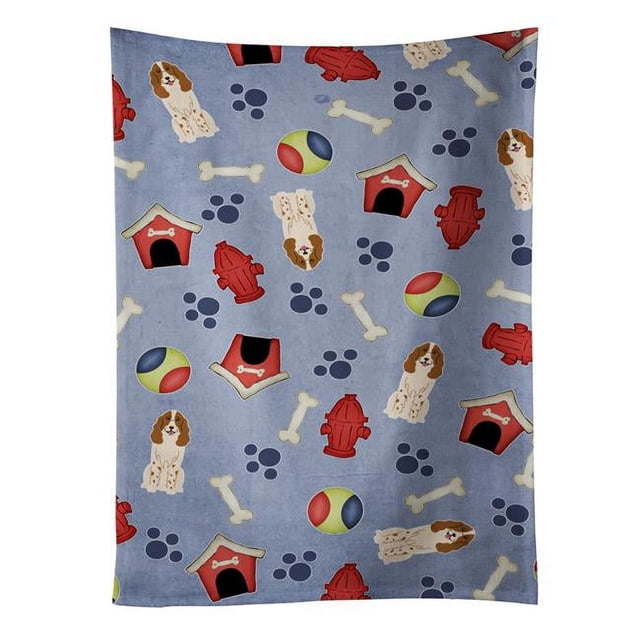 Carolines Treasures BB2644KTWL Dog House Collection Russian Spaniel Kitchen Towel