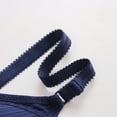 thumbnail image 6 of Full-Figure Bra Women Pullover Bra Feature V-Neck Balconette Bra Style W-699 Blue 50, 6 of 7