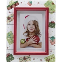 Fine Photo Gifts Joy Christmas Decor 4x6 or 5x7 Red Pewter Single ...