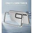 thumbnail image 3 of Case for Samsung Galaxy S23 Plus Clear Crystal PC Hard Acrylic Back Cover for Samsung Galaxy S23 Plus Transparent Case Military-Grade Protection Anti-Scratch Anti-Yellowing Case Clear, 3 of 7