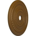 thumbnail image 3 of Ekena Millwork 25 3/8"OD x 3 3/8"ID x 1 3/8"P Cole Ceiling Medallion (Fits Canopies up to 9 1/8"), Hand-Painted Smokey Topaz, 3 of 7