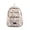 Khaki, variant on Student Laptop Backpack Teen Easy-Clean Trendy School Bag Large Capacity with Pockets Geometric Back To School Travel / Vacation / Beach,One Size,White