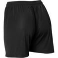 thumbnail image 3 of Badger Womens Mesh Fastpitch Softball Shorts Black Xl, 3 of 5