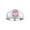 Pink Ice, variant on Men's Rings 14K White Gold Classic Halo Of Diamonds 7X5MM Oval Gemstone Ring Pink Ice October Birthstone Rings For Men Size 9