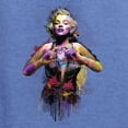 thumbnail image 5 of Wild Bobby Marilyn Monroe Watercolor Love Pop Culture Unisex Crewneck Graphic Sweatshirt, Vintage Heather Blue, X-Large, 5 of 5