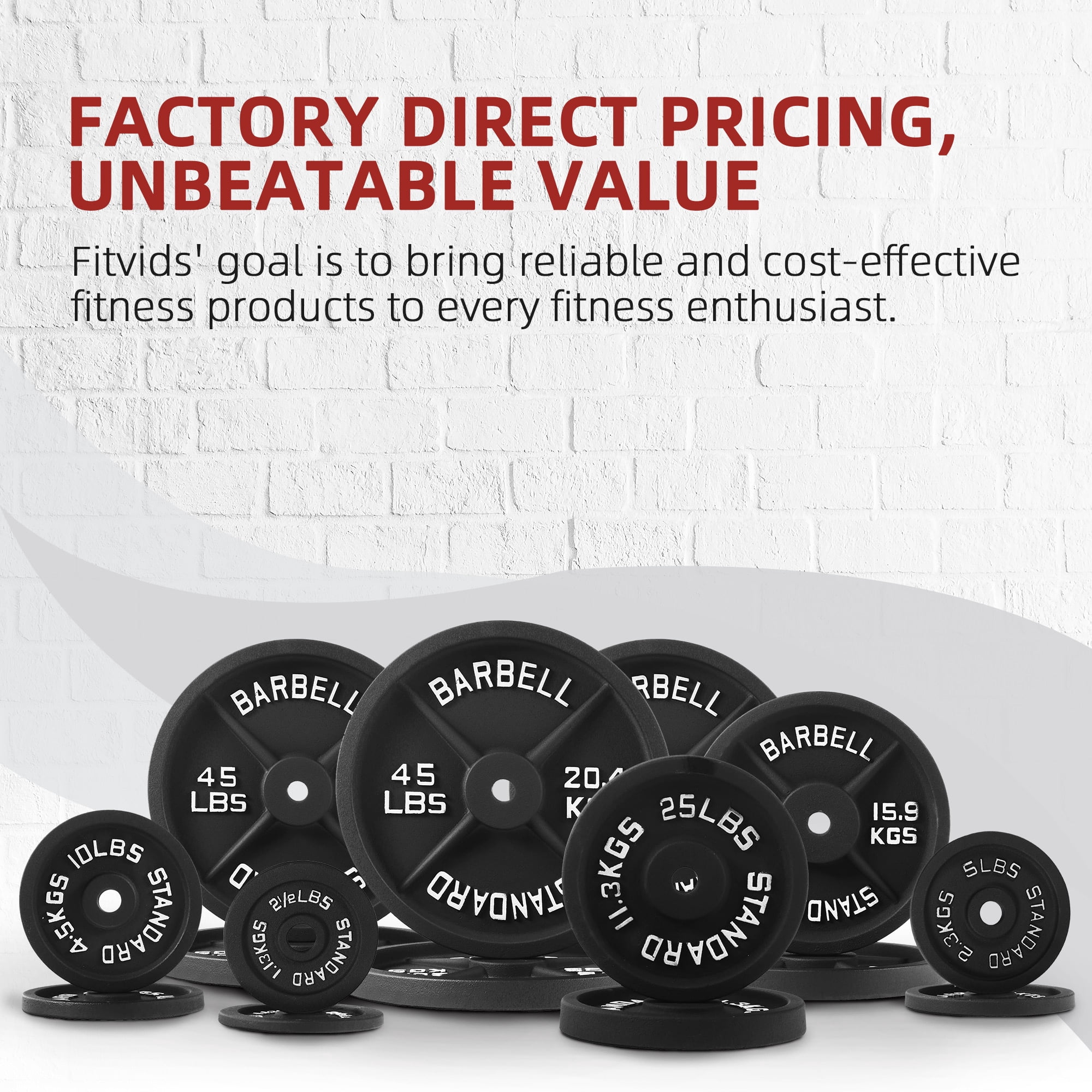 BalanceFrom 60 lbs fitness set, 5-foot standard barbell (10 lbs) with star lock, cast iron weight stack (50 lbs), suitable for a variety of training, suitable for home and professional gym