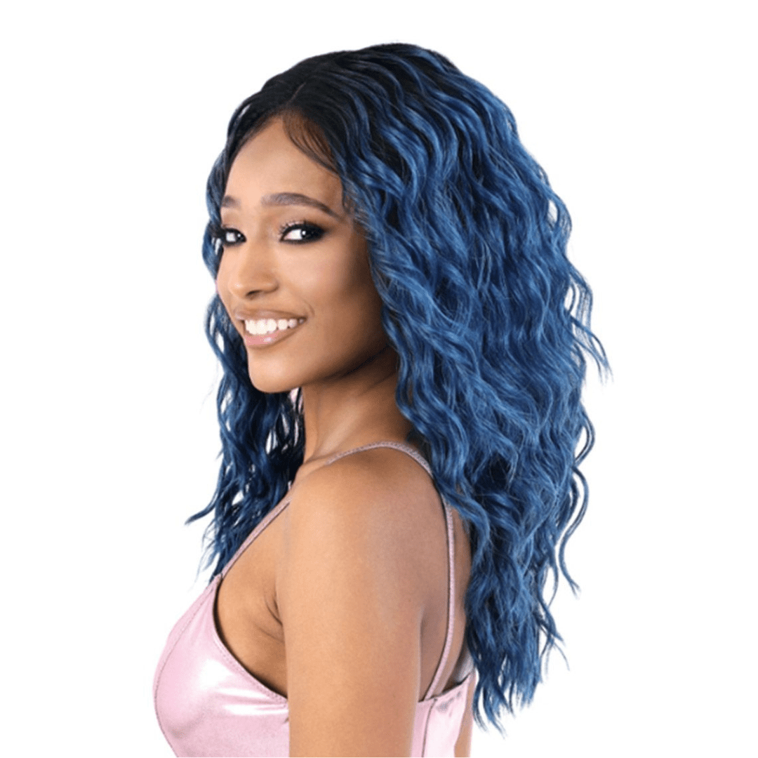 Motown Tress Spin Part HD Invisible Lace Synthetic Wig - 18" inches