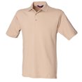 thumbnail image 1 of Henbury - Polo Clásico de manga corta con cuello levantado Modelo Stand Up Collar para hombre/caballero - Verano/ Vacaciones/Deporte (Camello), 1 of 1