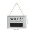 thumbnail image 7 of WHAMVOX WIFI Sign for Business Wooden Plaque Home Decor Reusable Wood Network Password Display Sign for Guests for Hotels and Offices, 7 of 7