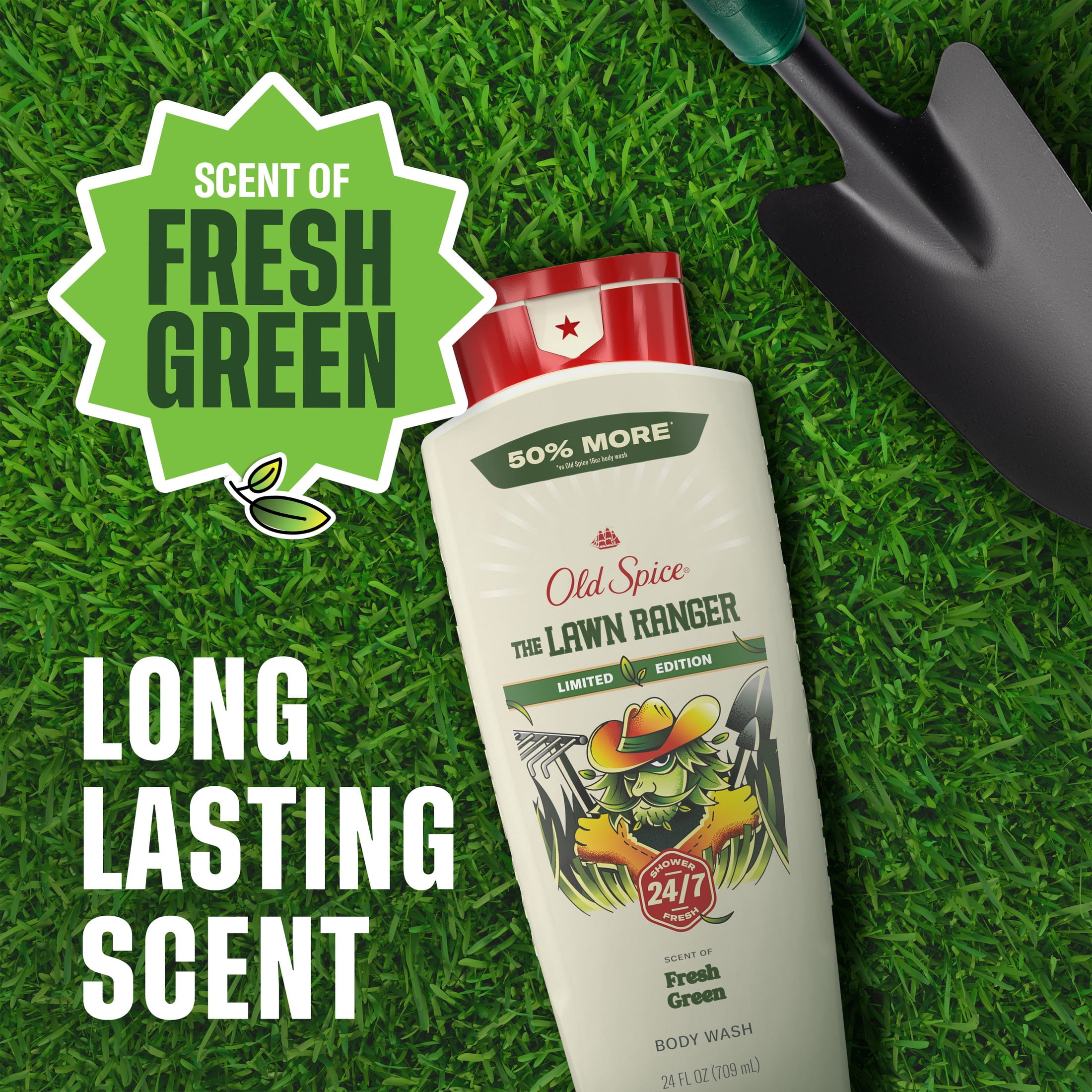 (3 pack) Old Spice Men's Body Wash, Lawn Ranger, 24oz