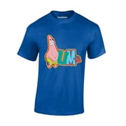Men's SpongeBob Tshirt - Patrick Um Shirt Graphic Tee - SpongeBob SquarePants Fans Gifts Ideas