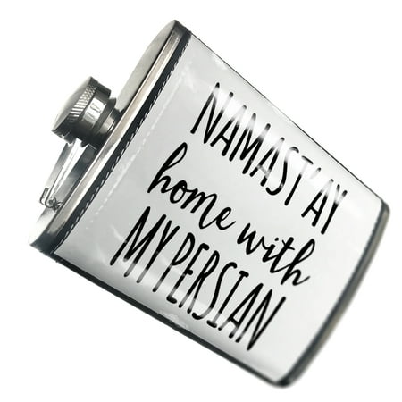 

NEONBLOND Flask Namast ay Home With My Persian Simple Sayings