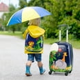 thumbnail image 3 of Canddidliike 2 Pieces 12 Inch and 16 Inch Kids Carry on Suitcase Rolling Backpack School Luggage Set, Kids Luggage with Wheels, Riding Suitcase for Kids, 3 of 10