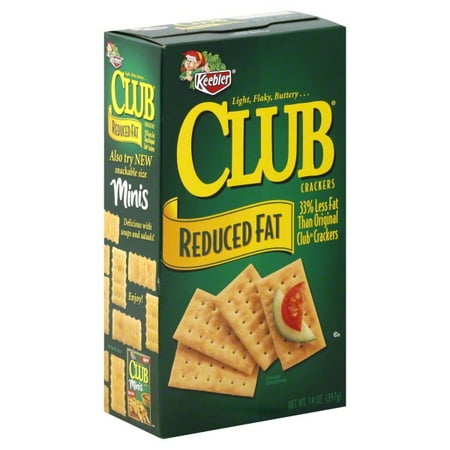 Keebler Club Reduced Fat Crackers, 14 Oz.