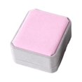 thumbnail image 1 of pitrice Velour Jewelry Earrings Card Necklace Display Box Bracelets Rings Badge Buckle Counter Organizer Case Organization Pink gray, 1 of 8