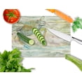 thumbnail image 2 of Blue Crab Sunset Glass Cutting Board Large, 2 of 2