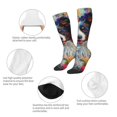 thumbnail image 5 of Fotbe Oil Painting Sunflower Puppy print Women's Men's Novelty Crew Socks Cotton Socks Knee High Socks for Walking,Running,Nurses,Pregnancy, 5 of 8