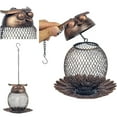 thumbnail image 3 of Bird Feeders for Outdoors - Bird Feeders for Outdoors - Owl Houses for Outdoors - Hanging Bird Feeding Station Garden Yard Decor for Bird Gift , 12.2" L X 5.9" W, 3 of 3