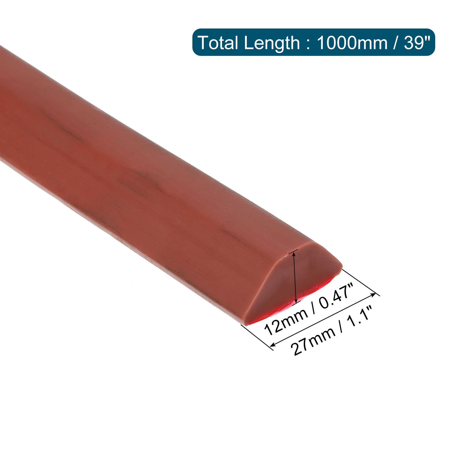 REGALWOVEN Collapsible Shower Barrier Stopper Triangle Water Guard Blocker for Wet and Dry Separation Brown 39 inch