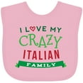 thumbnail image 3 of Inktastic Italian Family Heritage Boys or Girls Baby Bib, 3 of 4