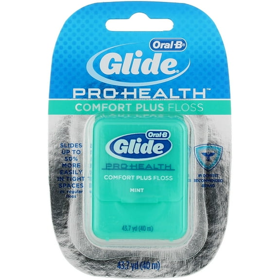 Oral-B Glide Pro-Health Comfort Plus Floss, Mint (6 Pack) (Bundle)