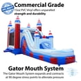 thumbnail image 2 of TentandTable Mega Inflatable Water Slide Bounce House Combo with Blower, Stars and Stripes, 2 of 8