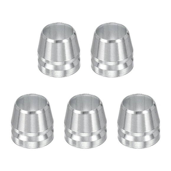 Uxcell 5pcs Round Axe Handle Wedge 16mm Bright Safety Metal Handle Wedges Hammer for Axe Claw Hammer Sledge, Silver