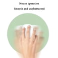 thumbnail image 2 of LEEYNEER Round Mouse Pad Single-sided Solid Color  Non-slip Pad Mouse Pad Suitable for Laptop Office Leather Gaming Mouse Pad, 2 of 5