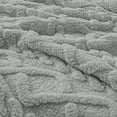 thumbnail image 6 of KMUSET Sherpa Fleece Throw Blanket, 50"X60", Grey Blanket, Flannel Blanket for Sofa, All Season Use, 6 of 7