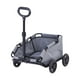 thumbnail image 1 of Carroller de perros Cart de perros Plegable Portable Multifuctuación con ruedas Catchir de empuje de gato para perros Pet Carrier para compras para ca Gris, 1 of 9