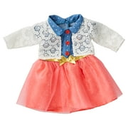 My Life As Blue & Coral Dress with White Sweater for 18” Dolls, 2 Pieces
