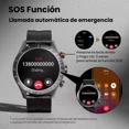 thumbnail image 4 of Haylou Solar Pro Smartwatch 1.43'' Amoled Pantalla Deportivo Impermeable 2ATM, BT Llamadas, SOS Función, Caja Negro Correa Negro Bisel Negro, Ls18, 4 of 8