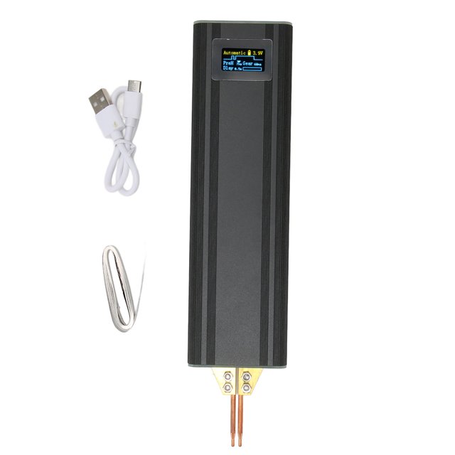 Soldador por puntos portátil, soldador por puntos Digital de protección múltiple ajustable de 80 niveles para lámina de níquel de 0,1 a 0,2mm