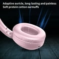 thumbnail image 5 of Christmas Clearance Holiday Deals! QTOCIO Wireless Bluetooth Headset, Over Ear Bluetooth Wireless Headphones Noise Reduction HiFi Stereo Foldable Lightweight Headset, Pink, 5 of 8